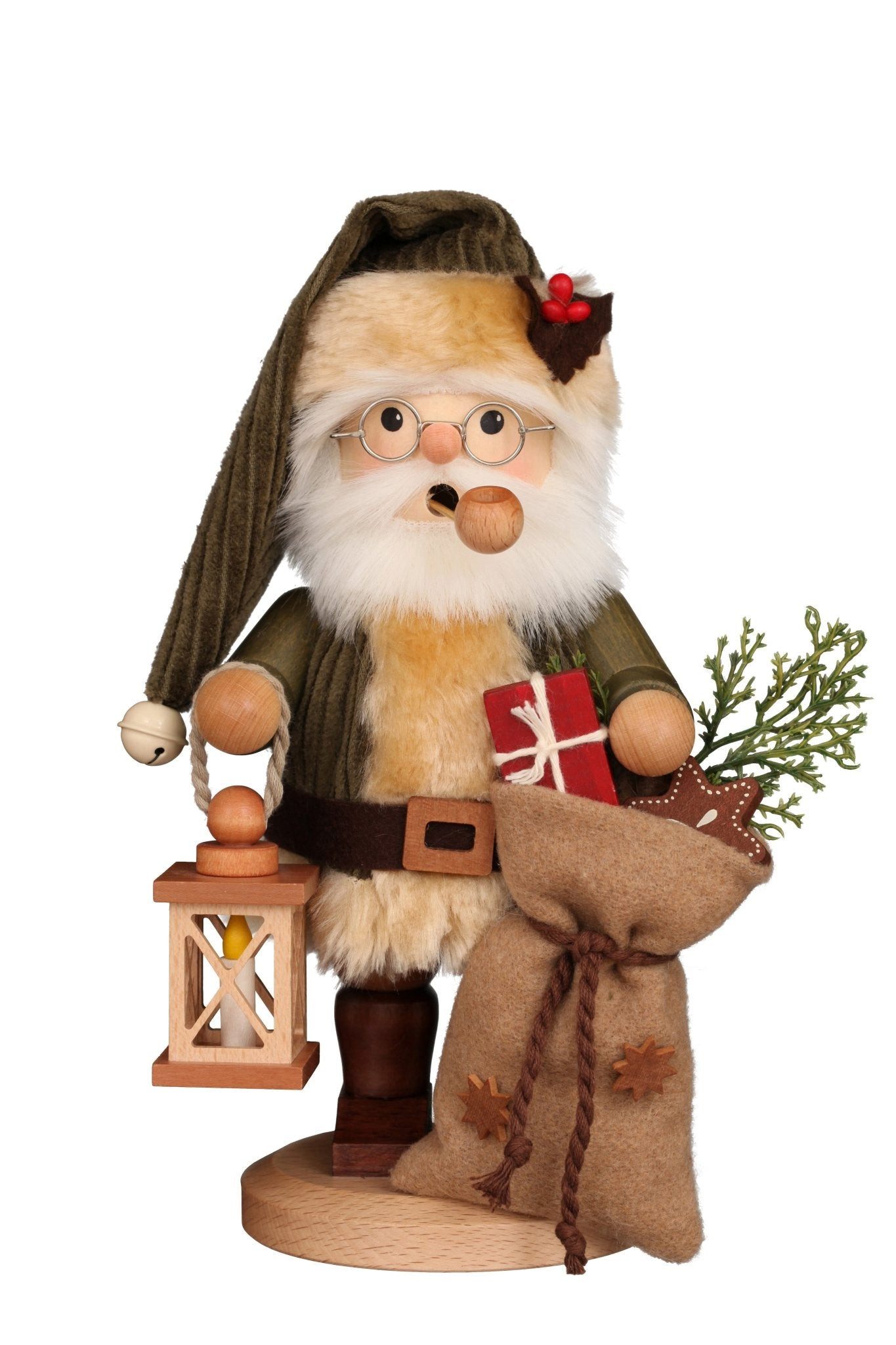 Christian Ulbricht Dekofigur Ulbricht 'Räuchermann Weihnachtsmann grün - 25,0cm' 2026