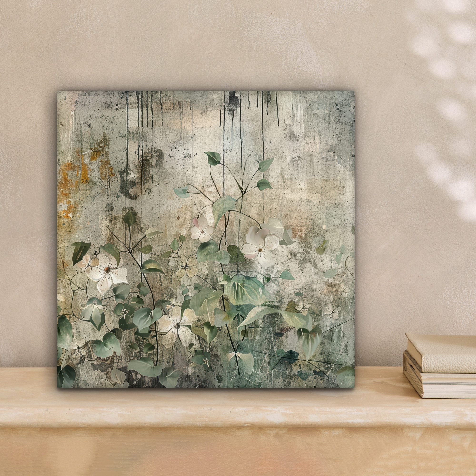 OneMillionCanvasses® Leinwandbild Blumen - Blätter - Abstrakt - Modern, Fot günstig online kaufen