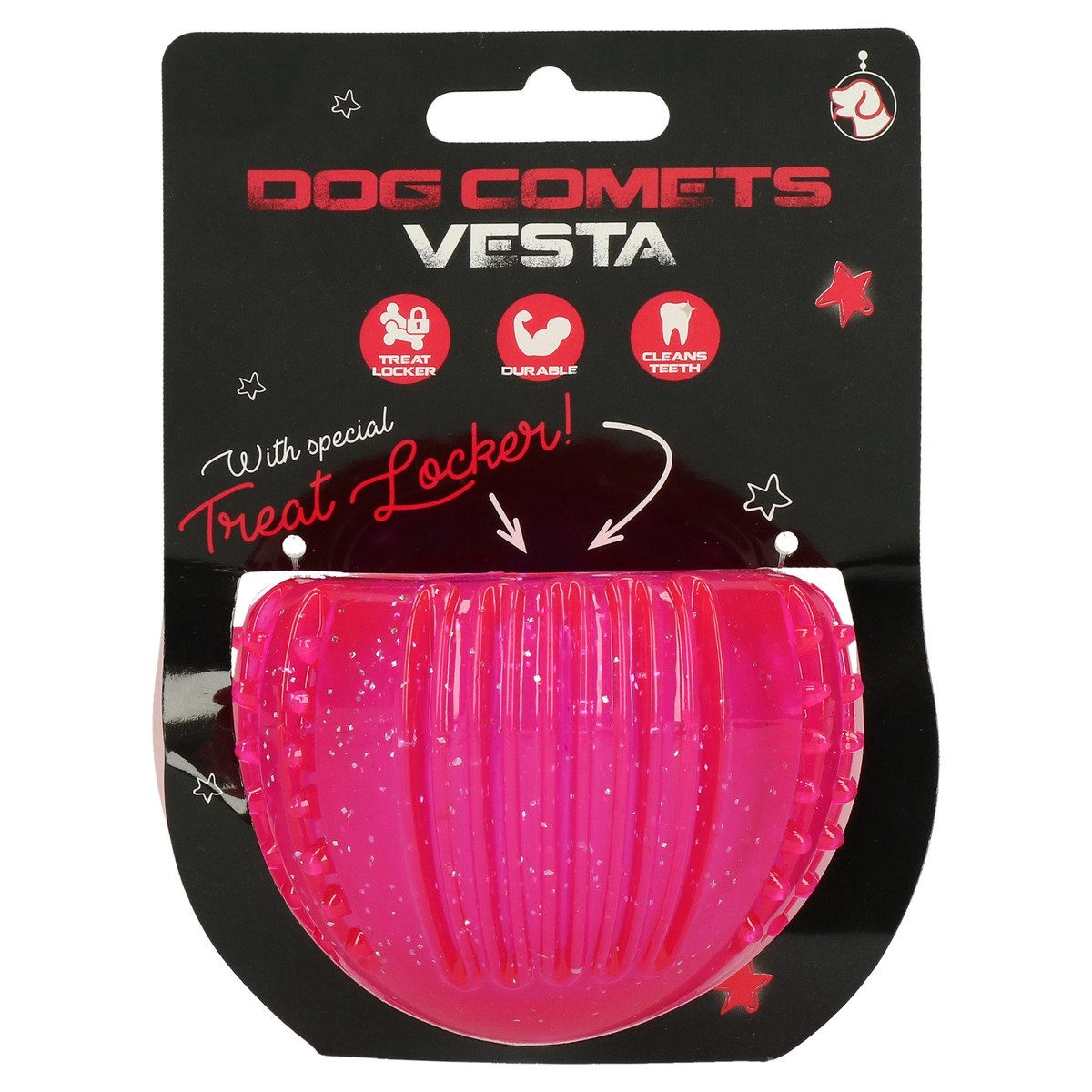 Tierball Hundespielzeug Vesta rosa