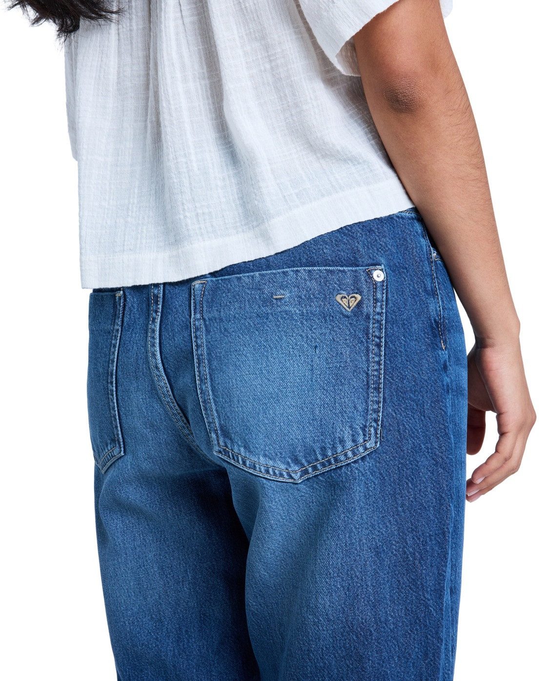 Roxy Relax-fit-Jeans London Aqua Mirage