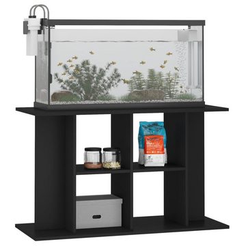 vidaXL Aquariumunterschrank Aquariumständer Schwarz 100x40x60 cm Holzwerkstoff Aquarium Unterstand