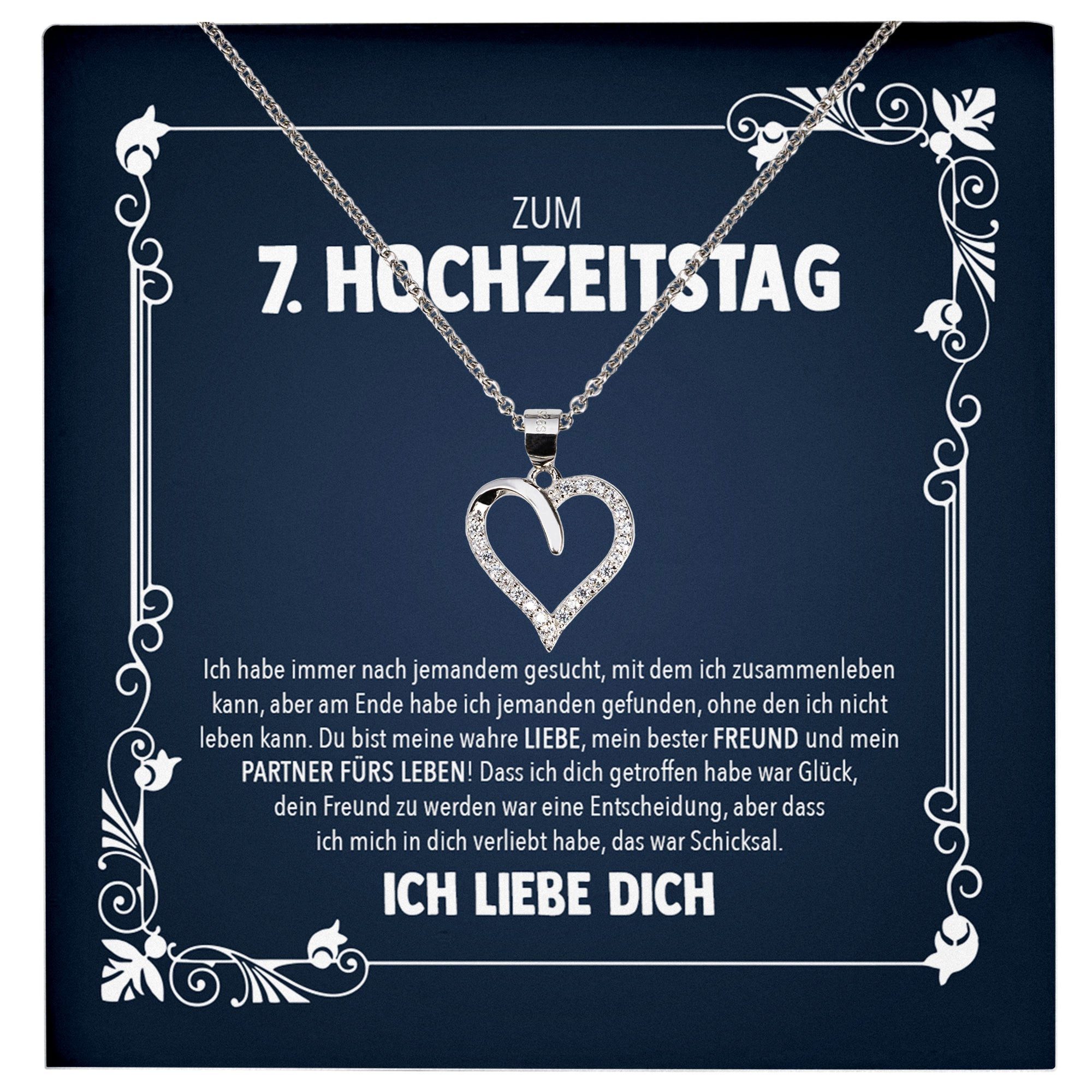 22Feels Schmuckset Ehefrau 7. Hochzeitstag Geschenk günstig online kaufen