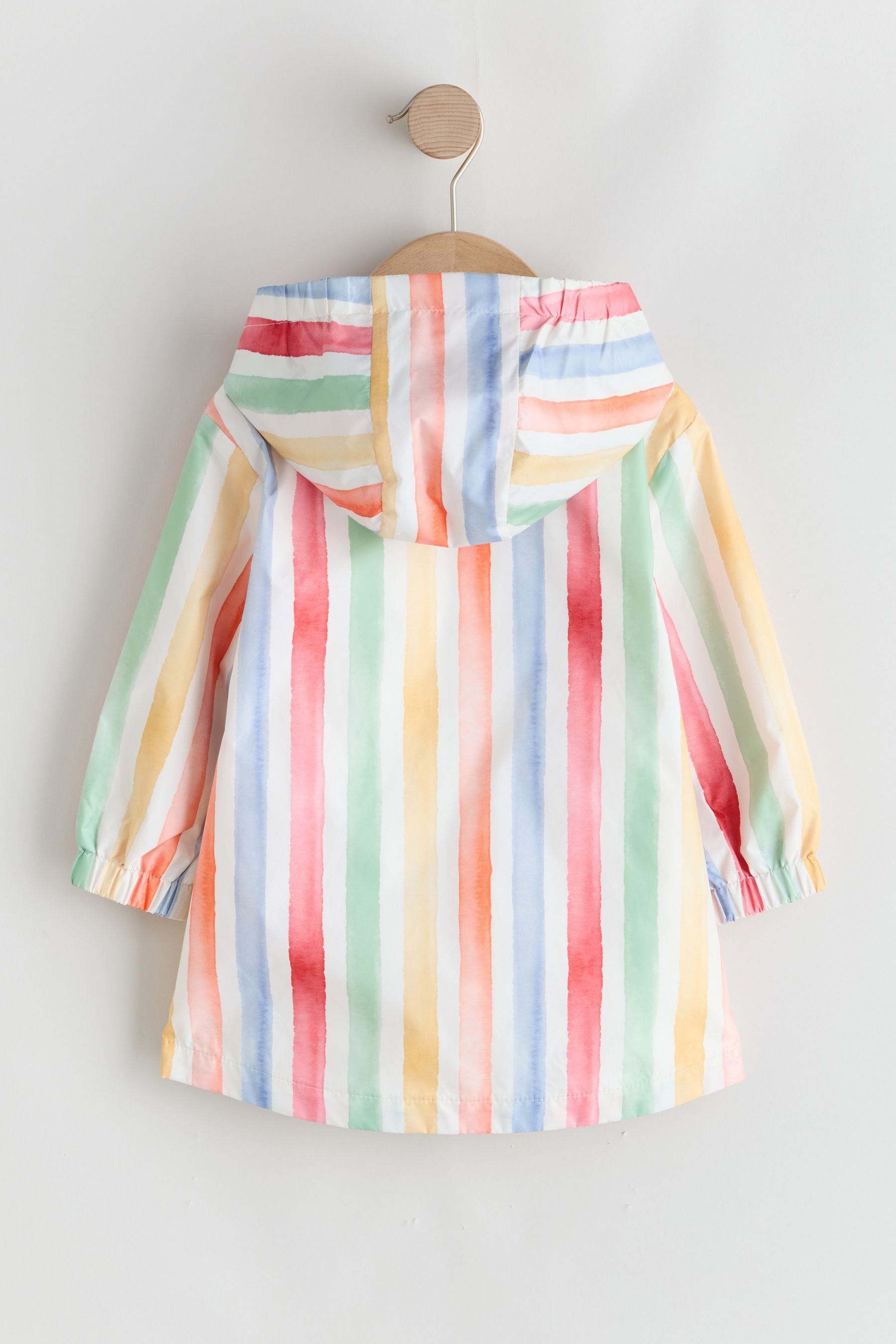 Next Regenjacke Spritzwasserabweisende Regenjacke mit Print (1-St)