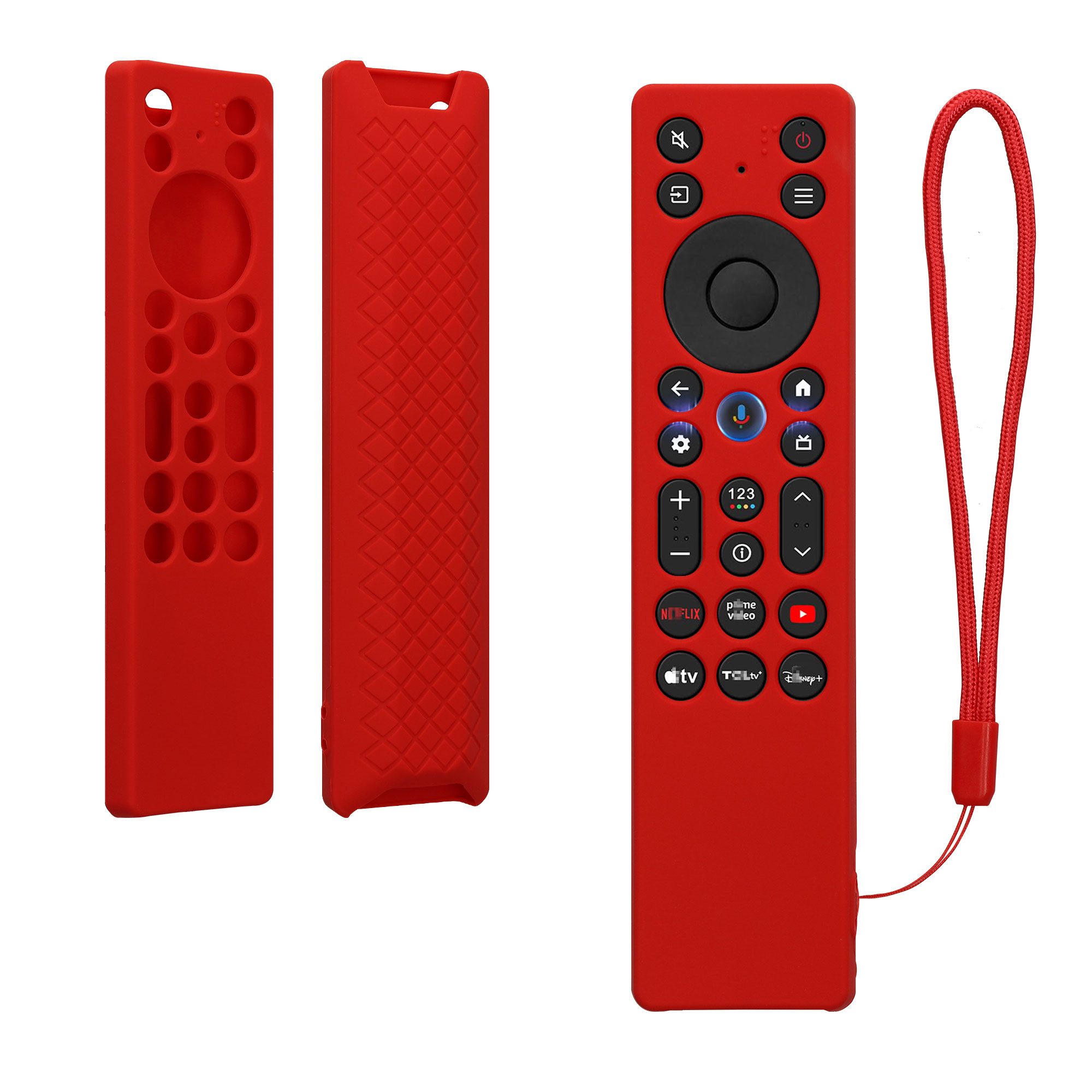 kwmobile TCL RC923A FMB1 / RC813A FMB1 Hülle Universal-Fernbedienung (Fernbedienung Silikon Case)
