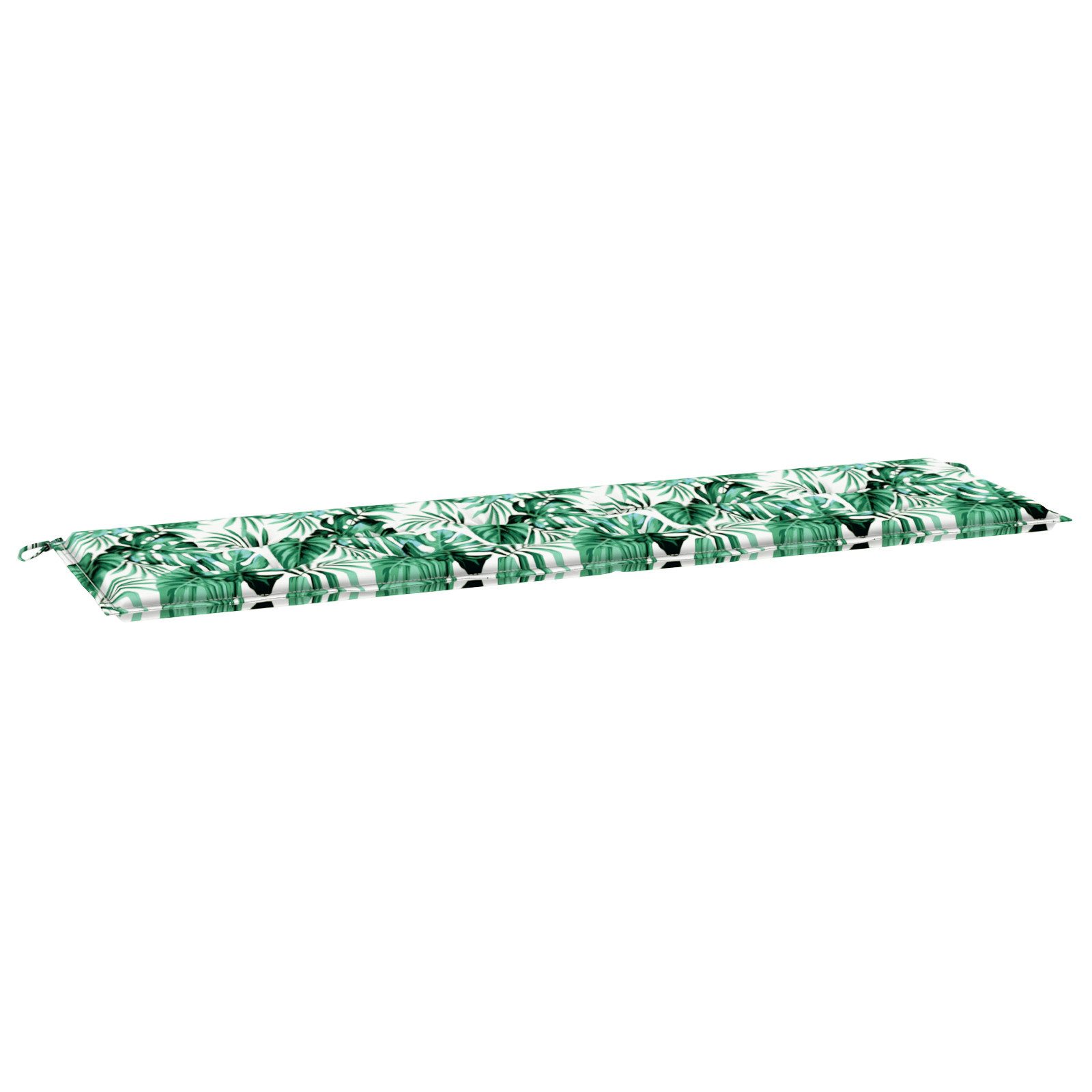 vidaXL Sitzauflage Gartenbank-Auflage Blattmuster 180x50x4 cm günstig online kaufen