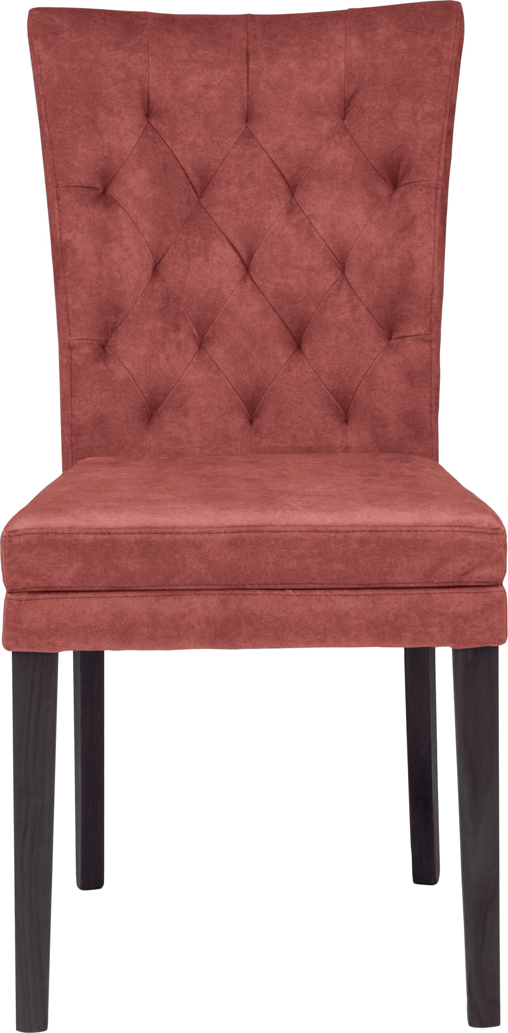 Home affaire 4-Fußstuhl Colorado (Set, 2 St), Beine aus Buche, wengefarben lackiert, Im 2er, 4er oder 6er-Set – Bild 3 von 5