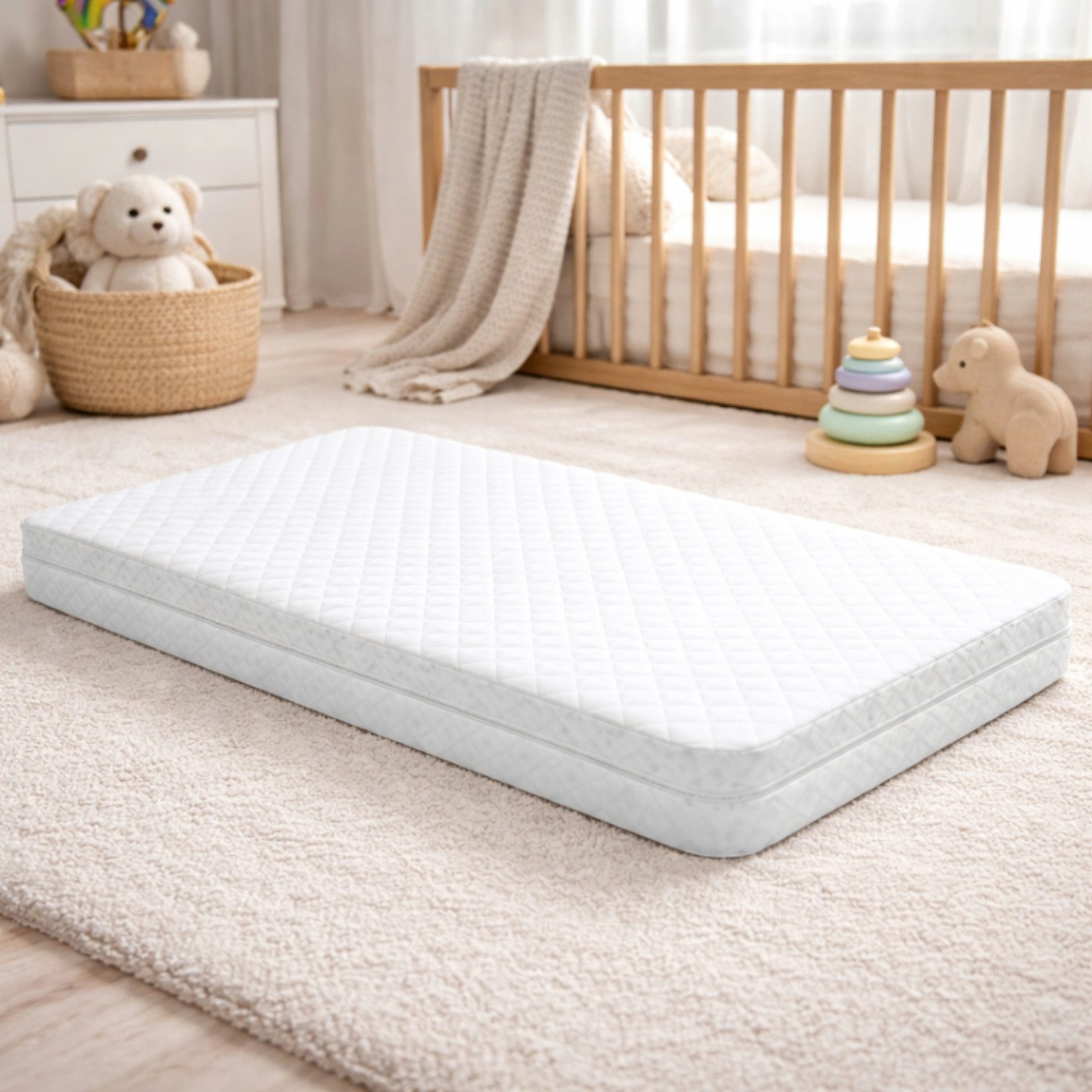 Kindermatratze Kindermatratze Variationsangebot, HAGO, 10 cm hoch, Kaltschaum, für Allergiker geeignet