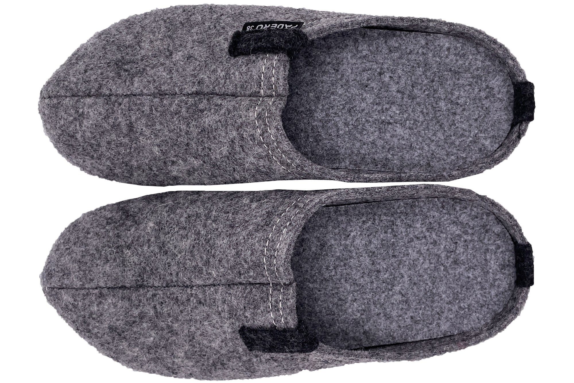 PADERO Henno Pantoffel Hausschuh Wollfiliz – Bild 4 von 5
