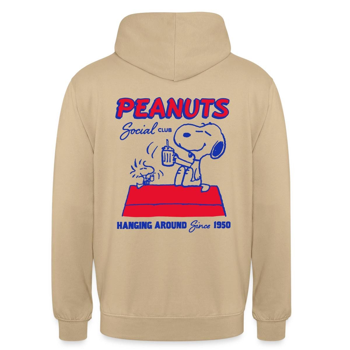 Spreadshirt Hoodie Peanuts Snoopy Woodstock Social Club Since 1950 Unisex Hoodie (1-tlg)