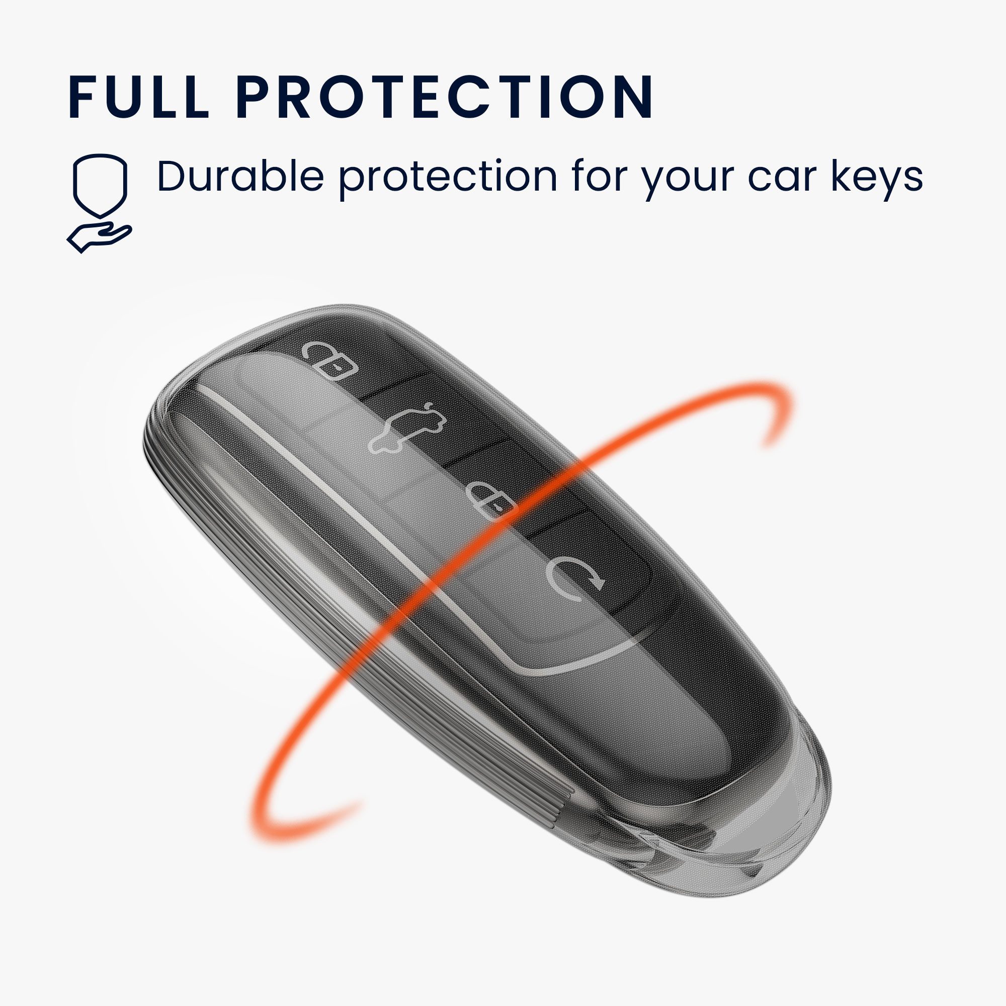 kwmobile Schlüsseltasche Hülle für Chery Omoda C5 / Jaecoo 7 / Tiggo 7 Pro 8 Pro / Arrizo 5 (1-tlg), Schlüsselhülle - Autoschlüssel Silikon Cover