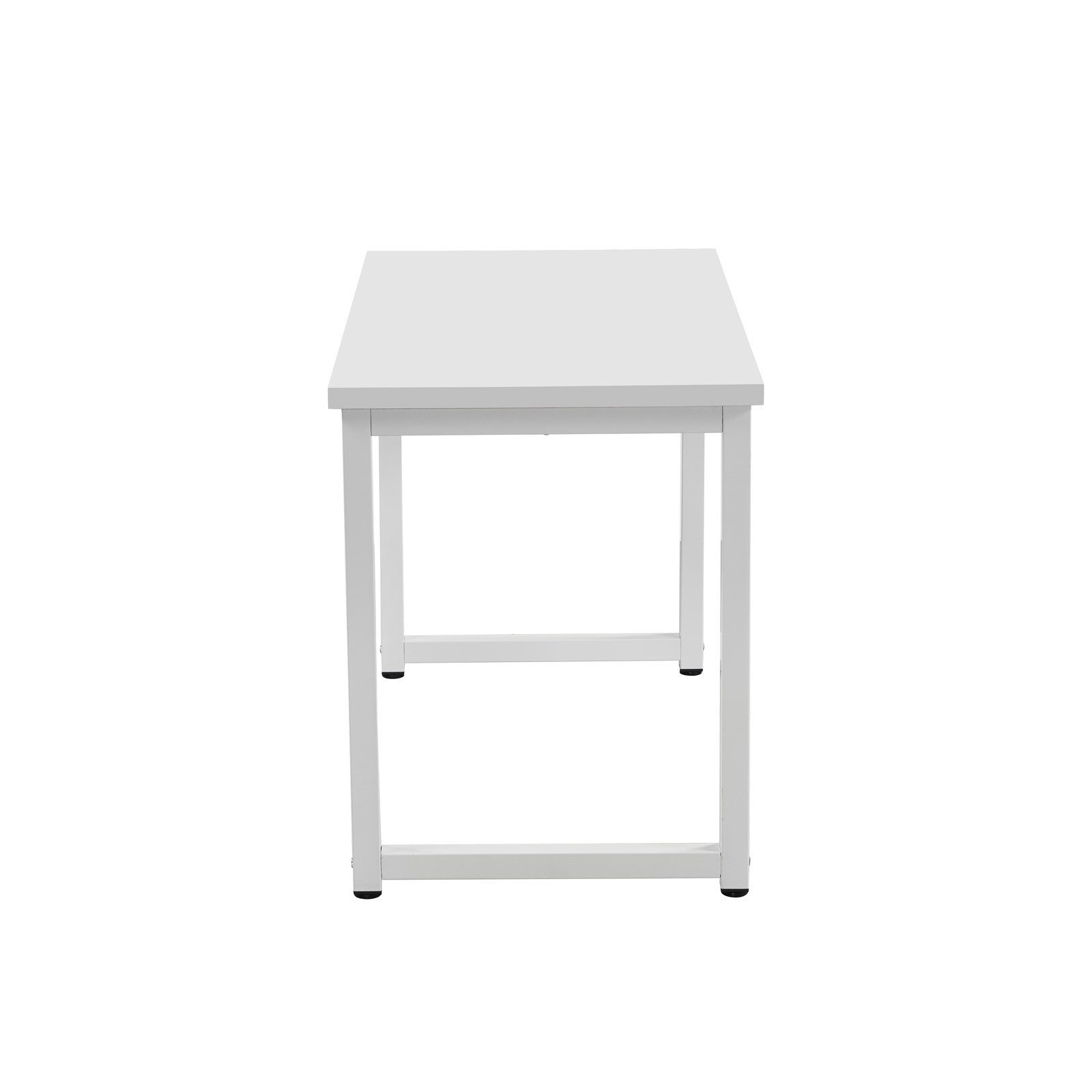 SVITA Schreibtisch UNI Tisch), Metall-Gestell, | 120x60 Weiß | Weiß (bxT), (1-St., Arbeitstisch, Weiß 1 Weiß