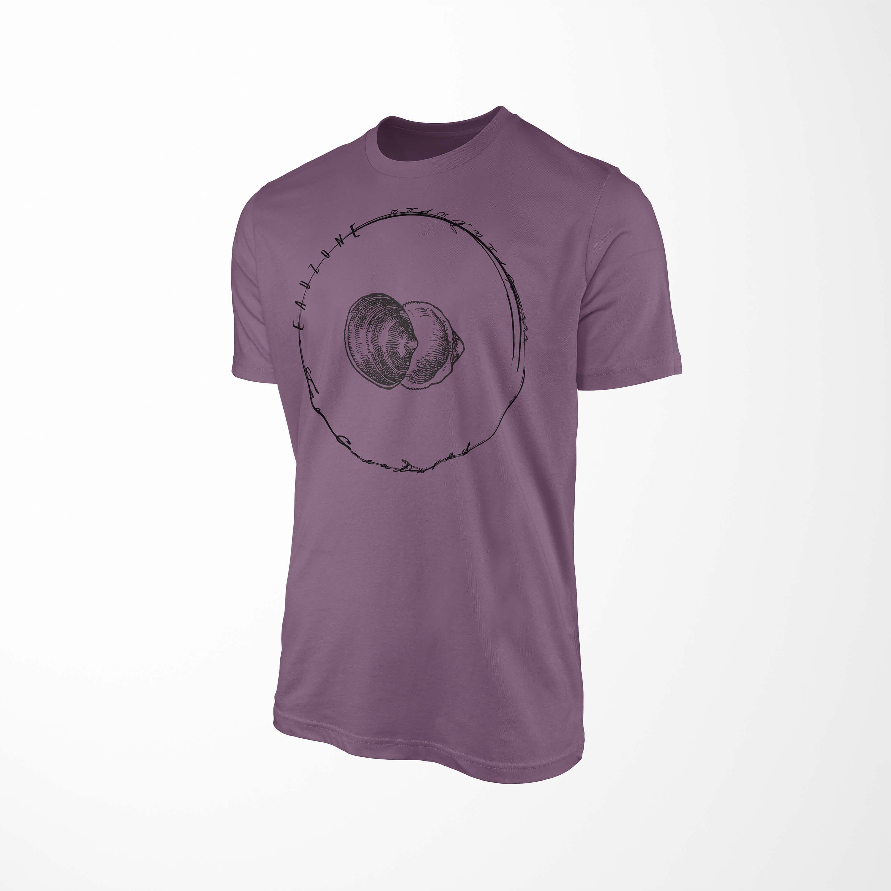 sportlicher Sinus Sea / 010 feine T-Shirt T-Shirt Shiraz Creatures, Struktur - Fische und Tiefsee Schnitt Art Sea Serie: