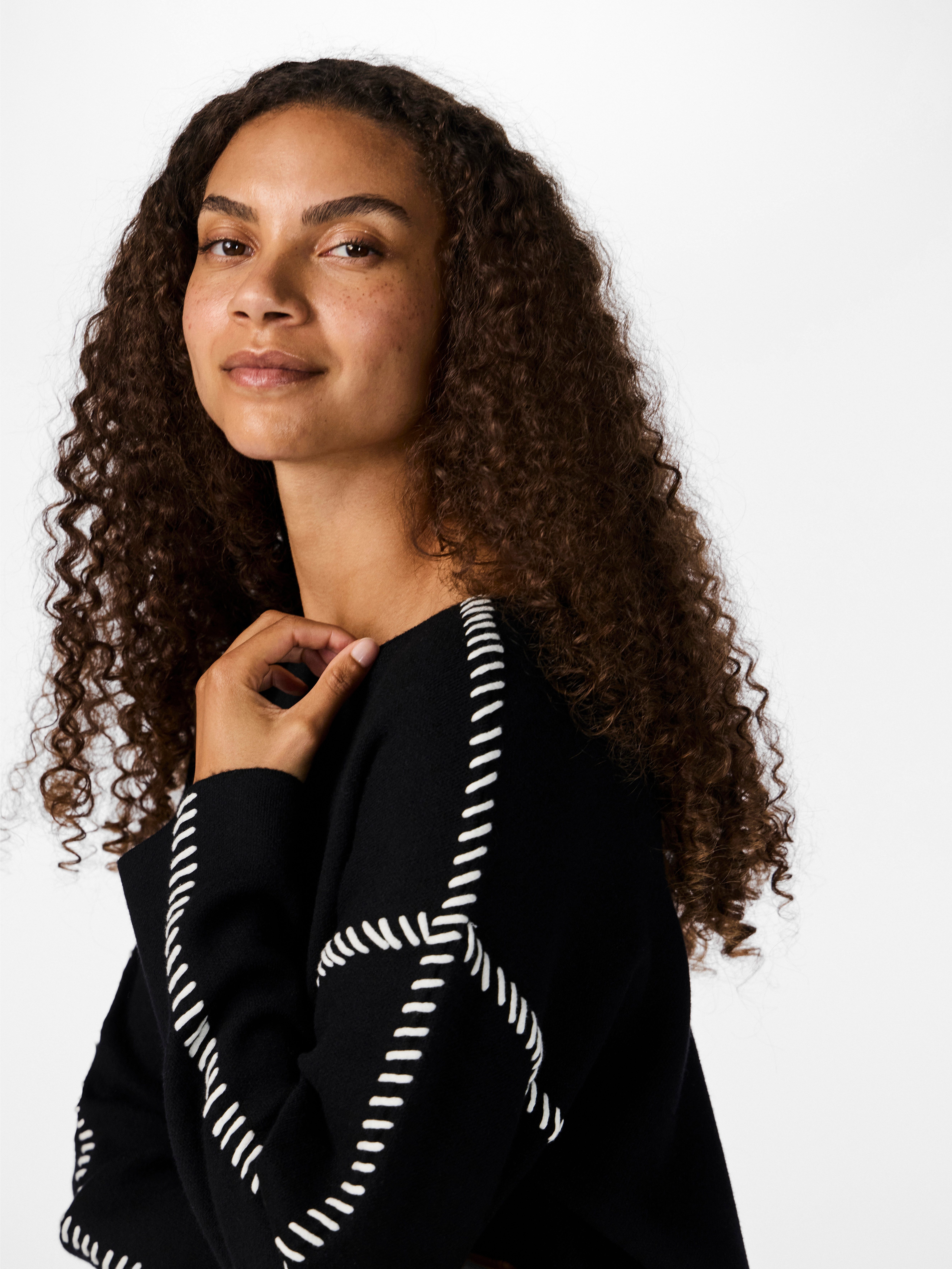 Y.A.S Strickpullover YASSTITCHA LS KNIT PULLOVER günstig online kaufen
