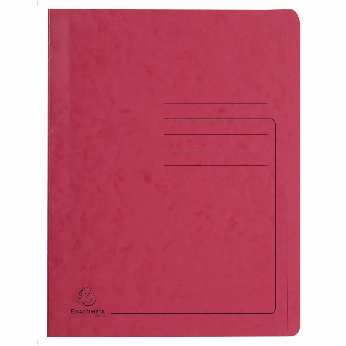 ExaClair Aktenordner ExaClair Schnellhefter Colorspan rot DIN A4