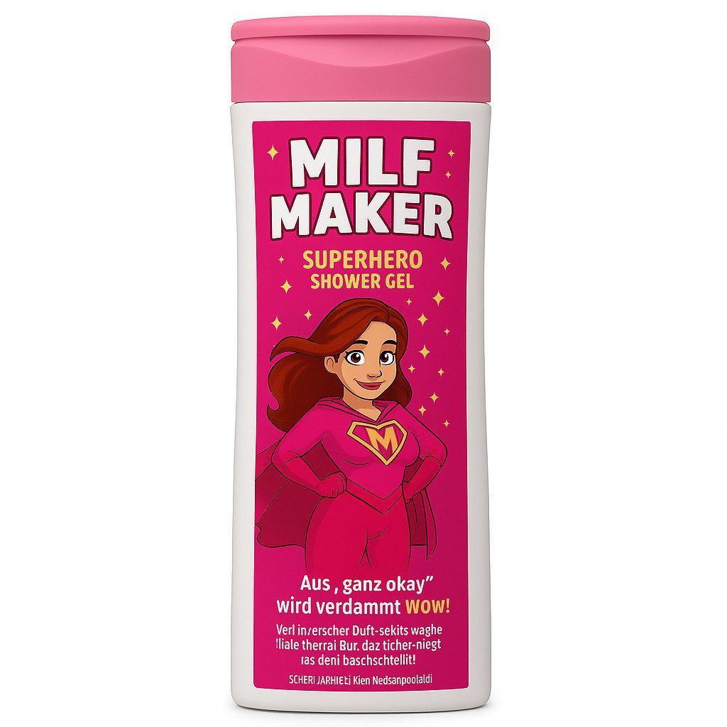 Deggelbam Duschgel Lustige Geschenkidee für Mama und werdende Mamas, Super witzige Geschenkidee für Frauen und Mütter