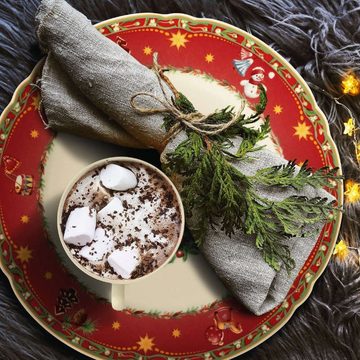 Seltmann Weiden Etagere Marie-Luise Weihnachtsnostalgie Weihnachtsgeschirr, Porzellan, 2-tlg.