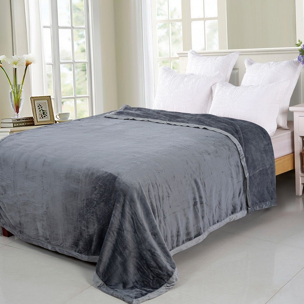 Wolldecke / 150x200cm / Kuscheldecke / Schlafdecke / Uni, Brilliant, Kusche günstig online kaufen