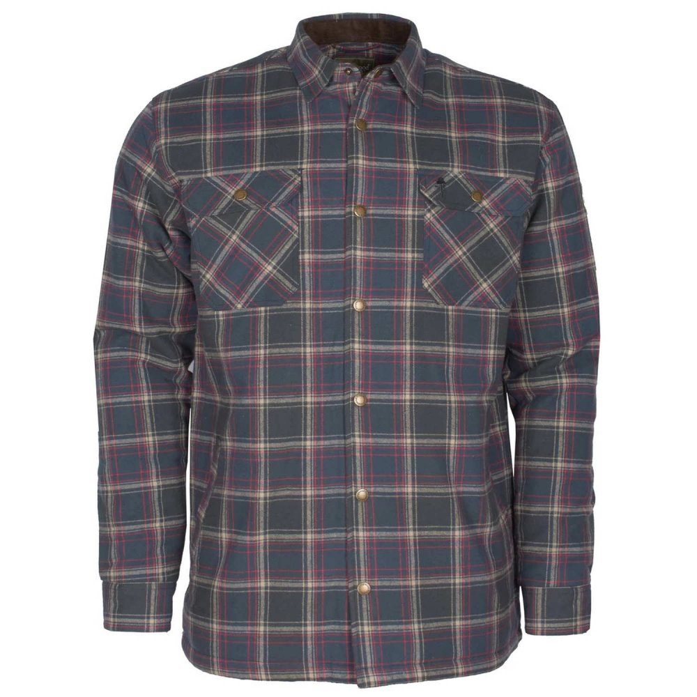 Pinewood Outdoorhemd Finnveden Checked Padded Overshirt