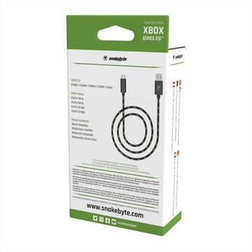 Snakebyte XSX USB CHARGE:CABLE SX PRO (5M) USB-Kabel, (500 cm), für Xbox Series X Controller