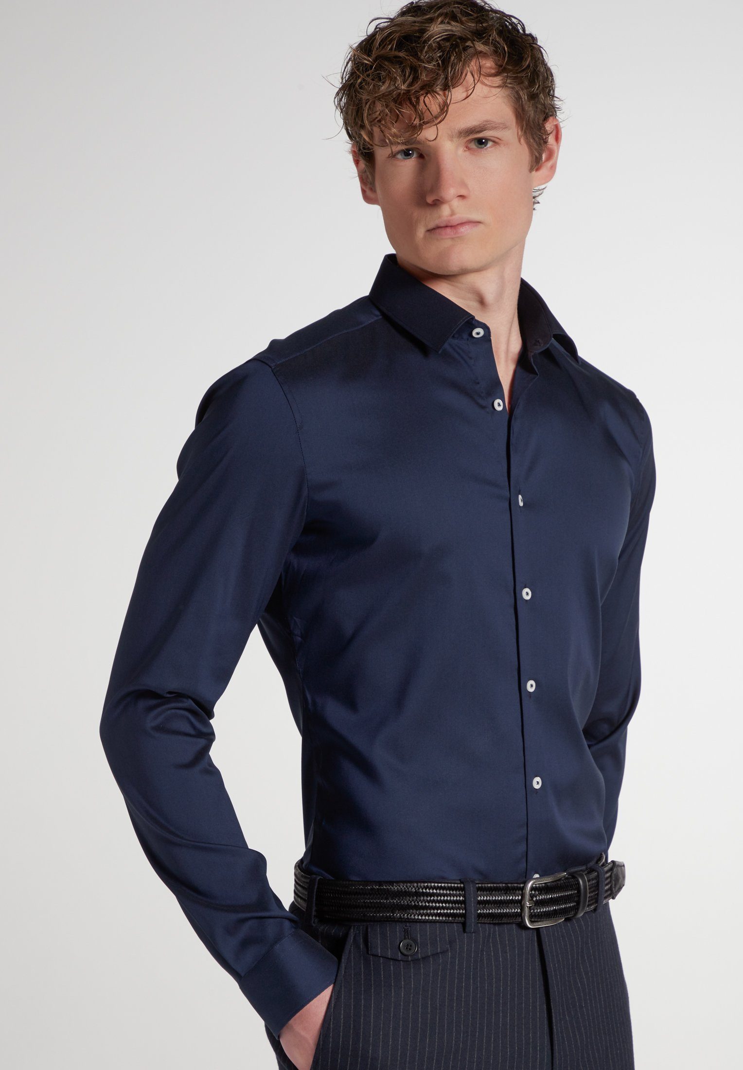Eterna Langarmhemd SUPER SLIM EASY IRON günstig online kaufen