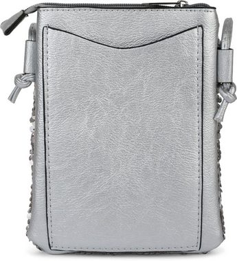 styleBREAKER Mini Bag (1-tlg), Mini Umhängetasche mit Wende Pailletten