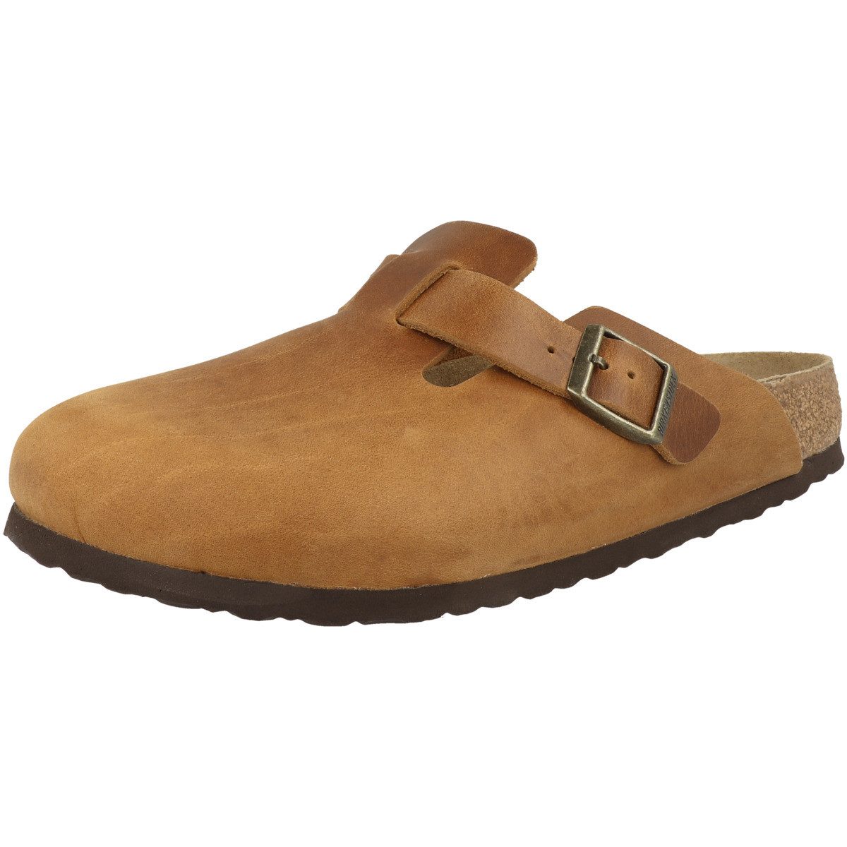 Birkenstock Boston Geöltes Nubukleder schmal Unisex Erwachsene Clog Sandalen, Hausschuhe, Pantoletten, Badeschuhe, Gartenschuhe