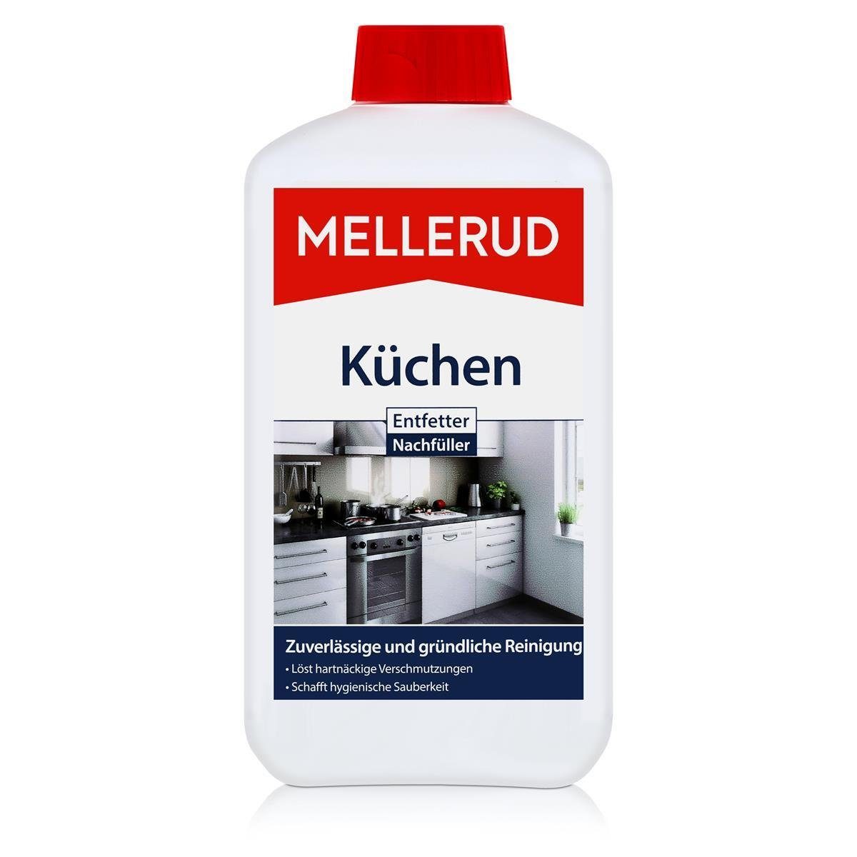 Mellerud Mellerud Küchen Entfetter 1 L Nachfüller - fettfreie und hygienische S Küchenreiniger