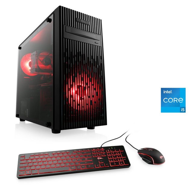 CSL Speed V25357 Gaming-PC (Intel® Core i5 11600KF, GeForce RTX 3060, 32 GB RAM, 1000 GB SSD, Luftkühlung)