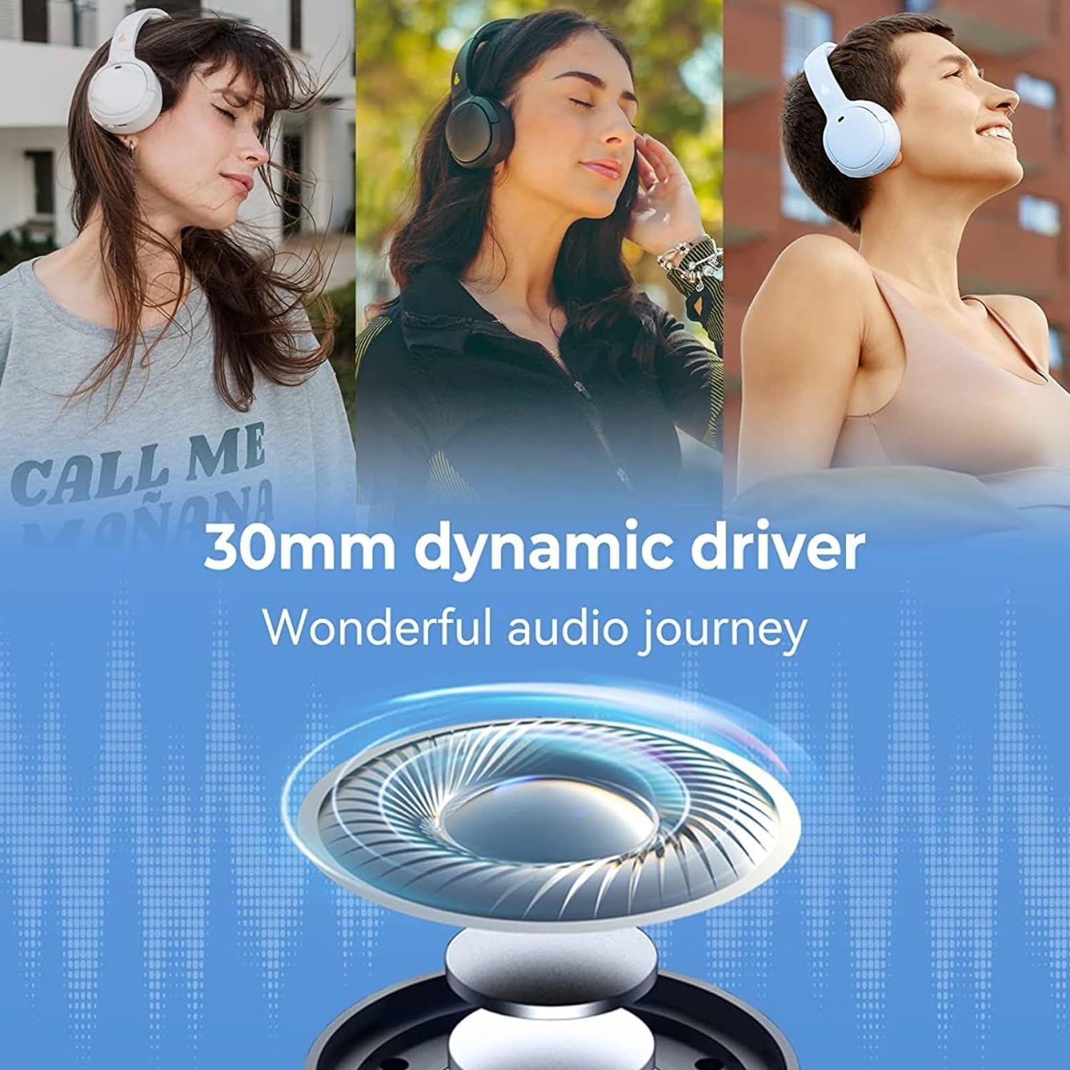 Edifier® Größe Stunden Gaming-Headset (Kompakte Bluetooth, 40 und Design, V5.2 Leichter und Bluetooth mit Musikspielzeit) Faltbarer zusammenklappbares