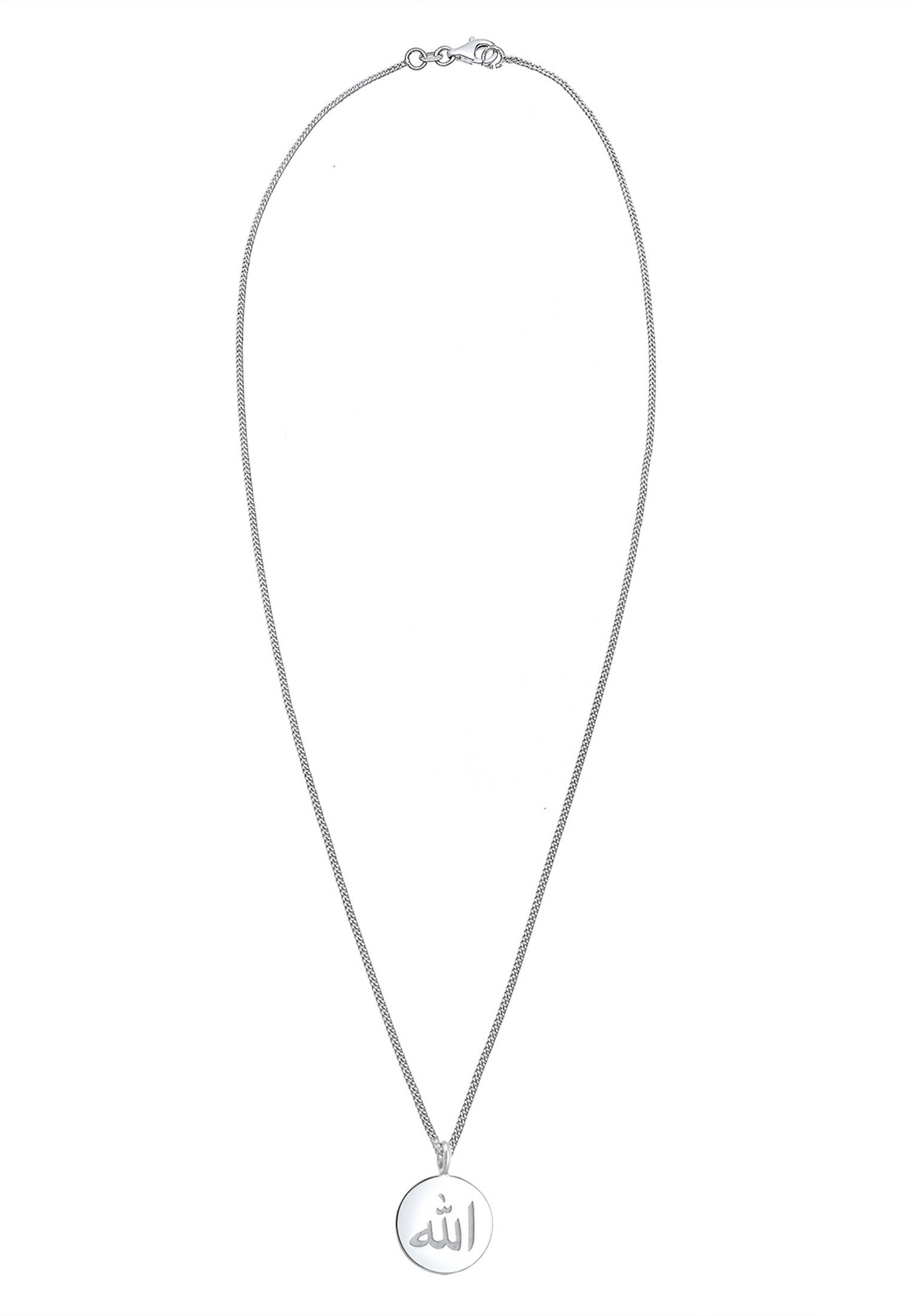 Anhänger Symbol mit Kette Silber Elli Schriftzeichen Sterling Geo 925