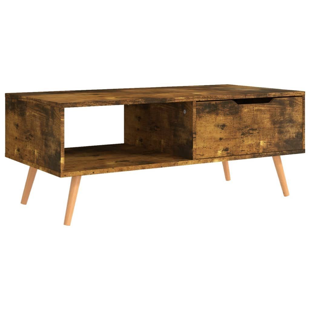 vidaXL Couchtisch Couchtisch Räuchereiche 100x49,5x43 cm Holzwerkstoff (1-St)