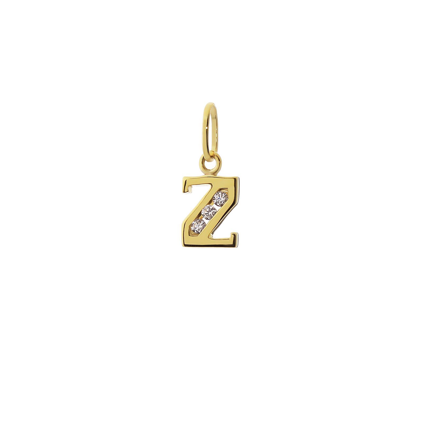 NKlaus Buchstabenanhänger Buchstabe Z 8 Karat günstig online kaufen