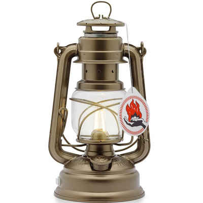 Petromax Laterne Feuerhand Baby Special 276 LED Stahlblech verzinkt (Farbe Bronze, 1-St., Neuheit 2023), Hergestellt in Deutschland