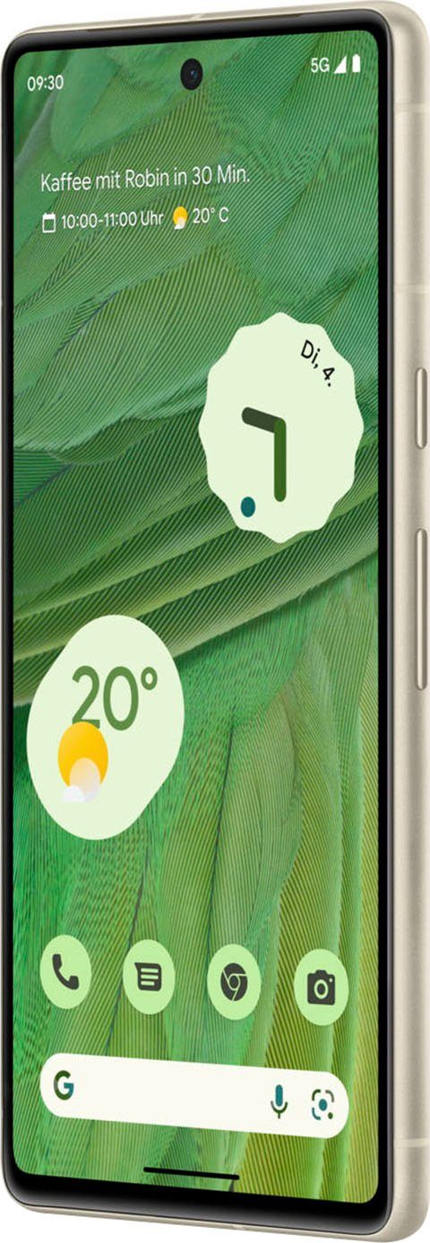 Smartphone GB Kamera) Speicherplatz, 50 (16,05 256 MP Zoll, Pixel Google 7 cm/6,3 Lemongrass