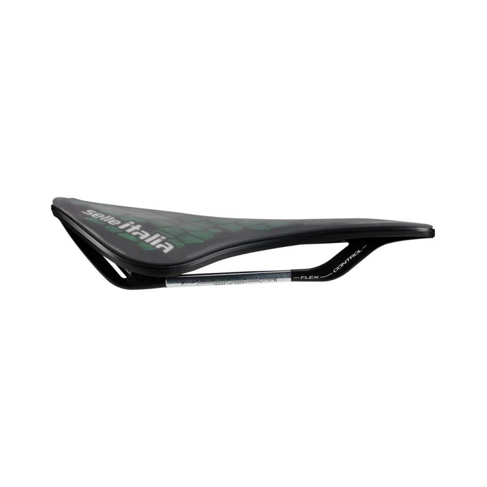 Selle Italia Fahrradsattel Selle Italia Model X Leaf Superflow L3 black-green - umweltfreundliche