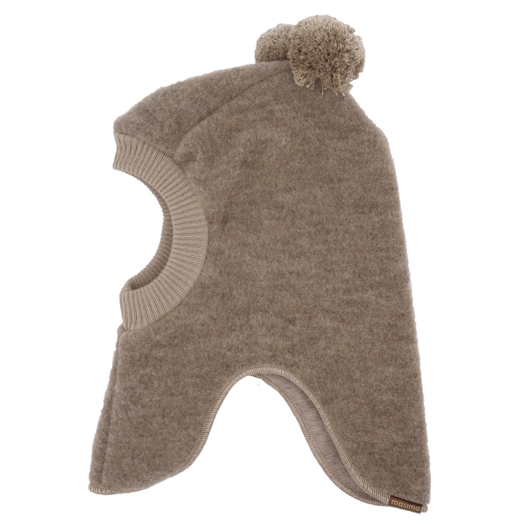 MAXIMO Schlupfmütze GOTS MINI-Schlupfmütze Wollfleece, Pompons, günstig online kaufen