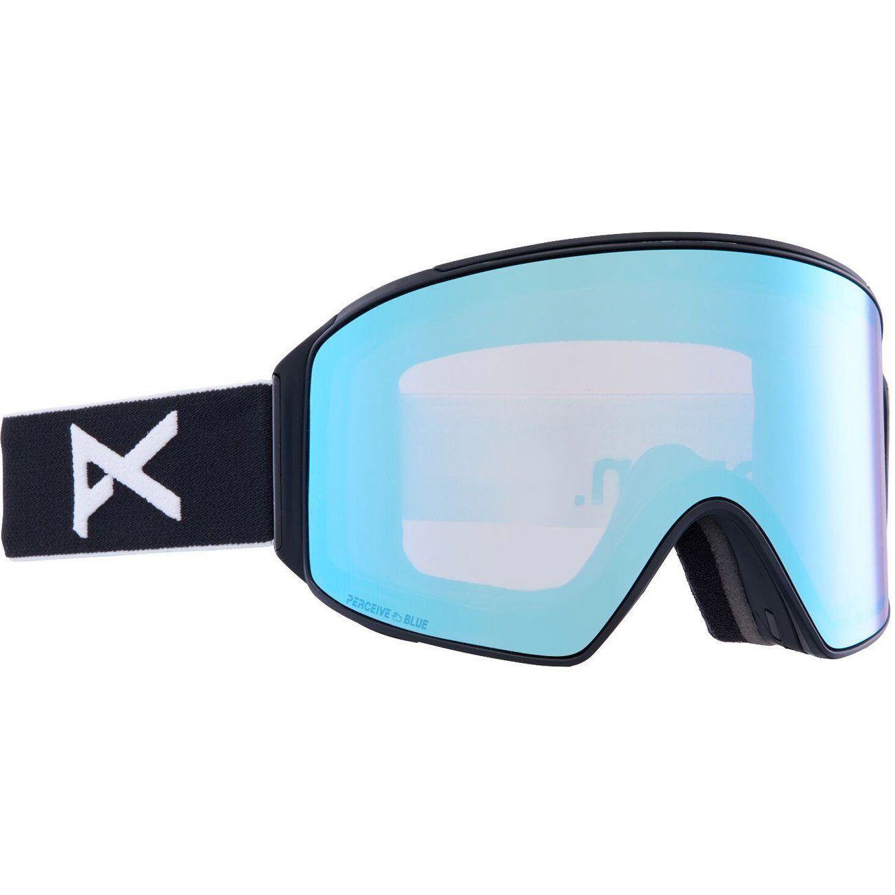 vrbl Snowboardbrille, CYLINDRICAL black/prcv blue M4 Anon