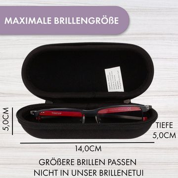 XiRRiX Brillenetui Brillenbox Anti Schock Brillen Hardcase, Schmutz abweisend, leicht zu reinigen