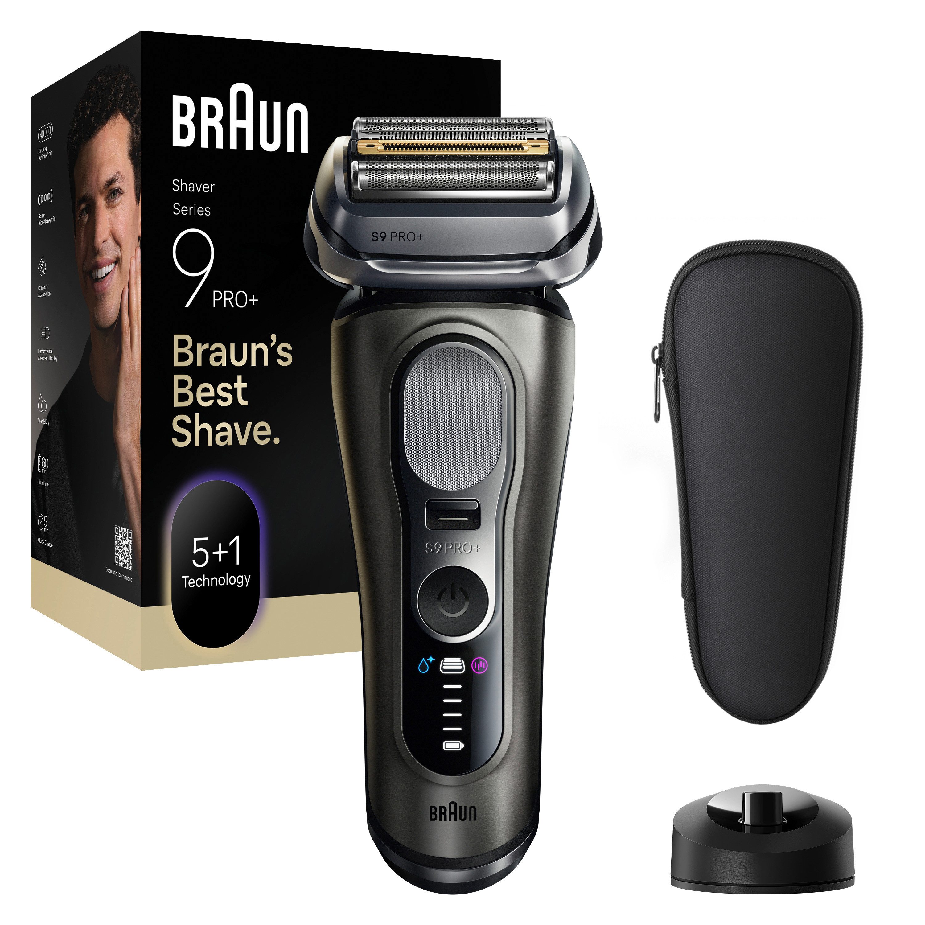 Braun Elektrorasierer Series 9 Pro+ 9615s wet&dry - Grey