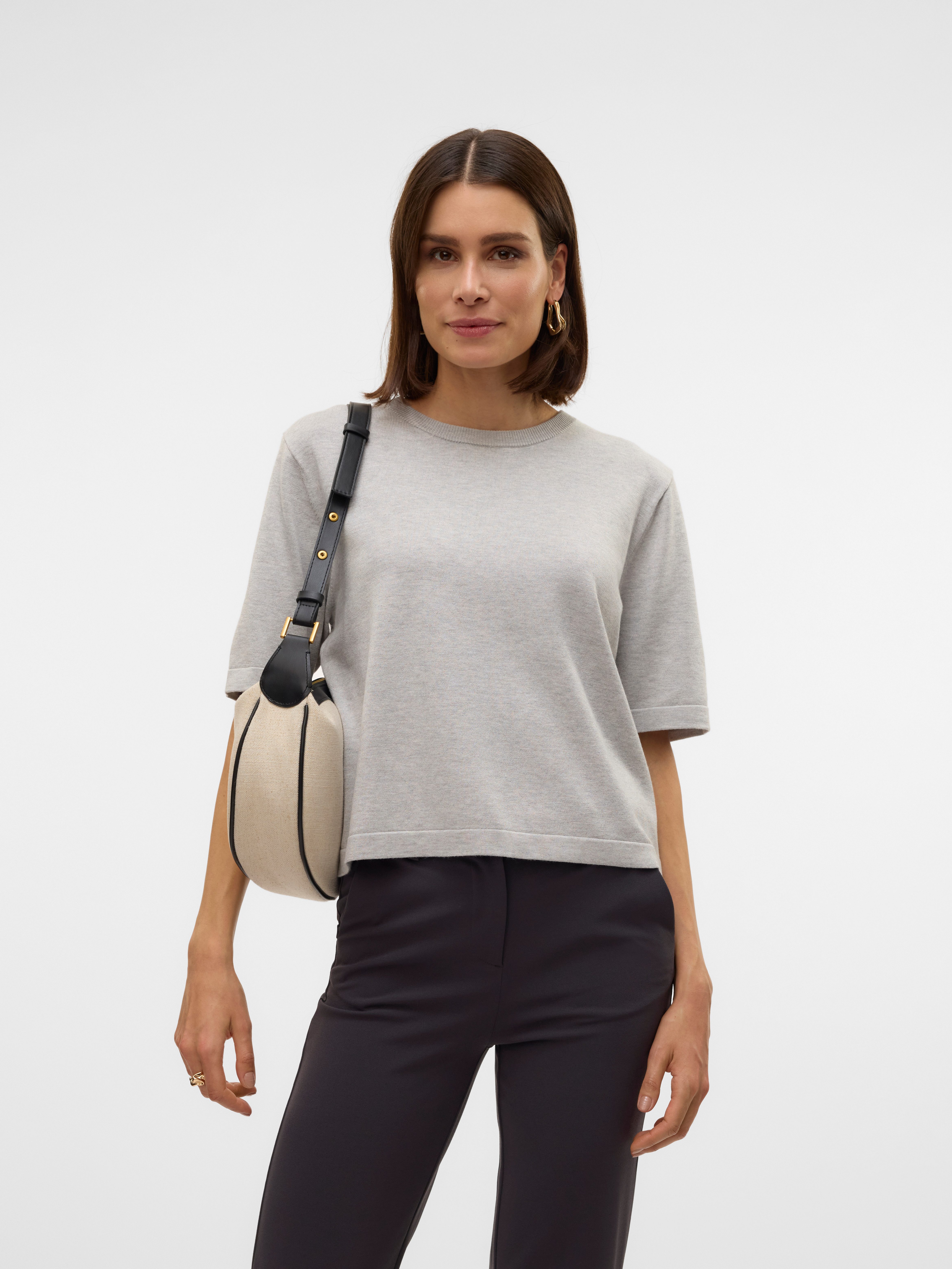 Vero Moda Kurzarmpullover VMSILJE 2/4 O-NCK günstig online kaufen