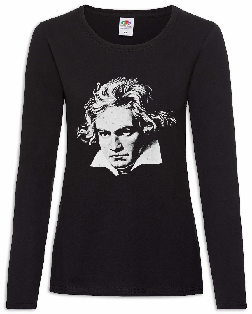 Urban Backwoods Langarmshirt Beethoven Damen Langarmshirt Ludwig Van Komponist Composer Klassik (1-tlg) Musik Klassische Classic Music