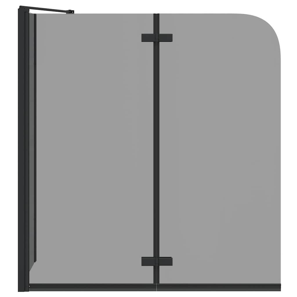 vidaXL Duschwand Bad-Duschschirm Schwarz 120 x 68 x 130 cm, (1 tlg) – Bild 5 von 5