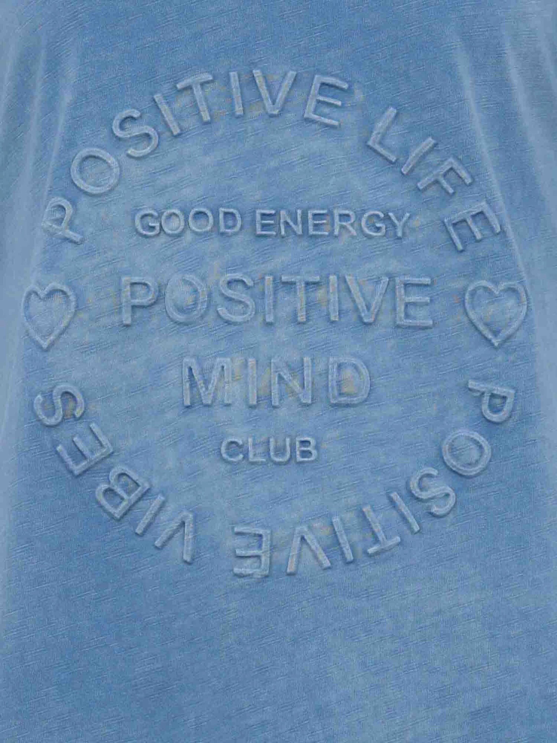 Zwillingsherz T-Shirt Positive Mind (1-tlg) Weiteres Detail