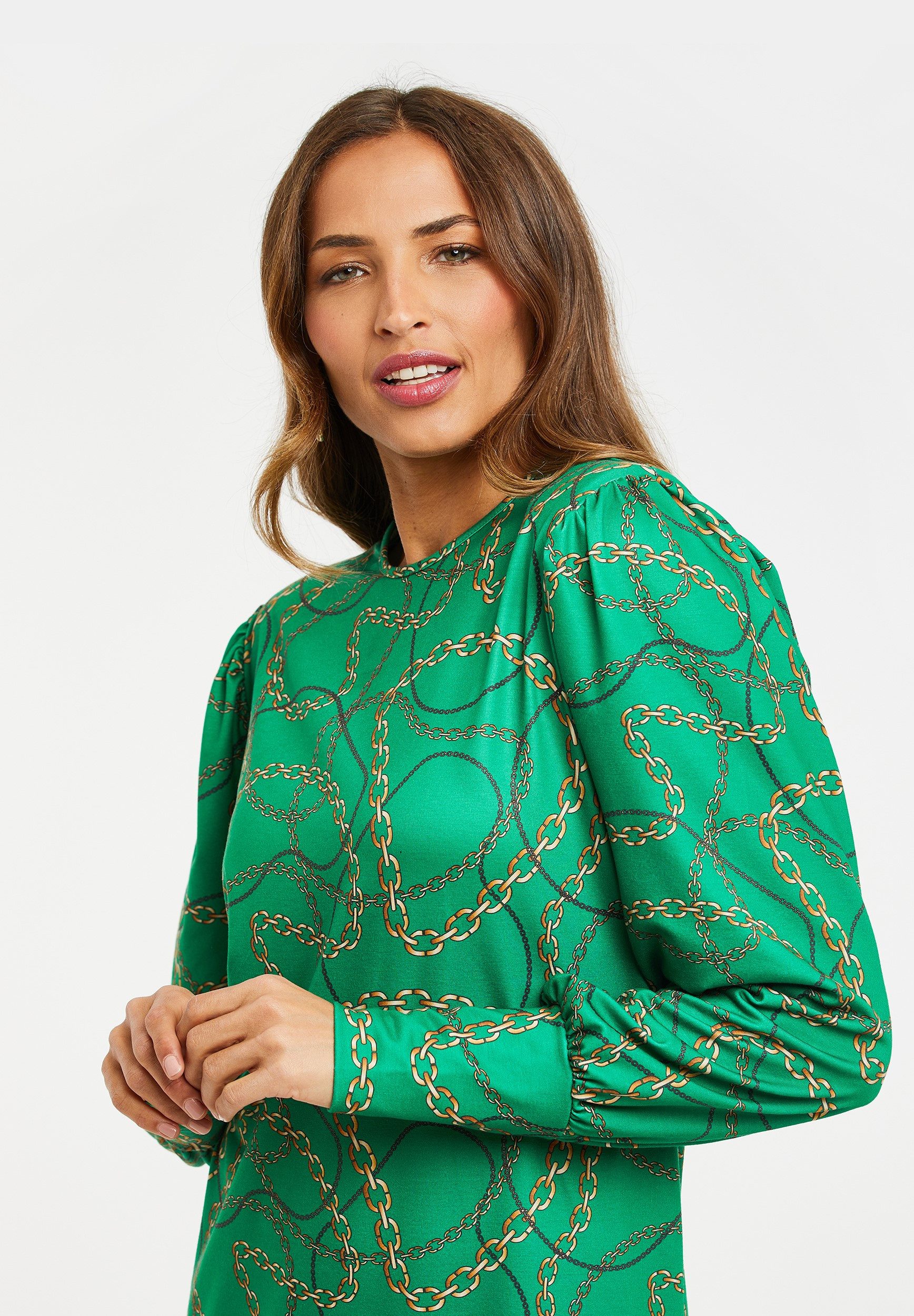 Threadbare Jerseykleid Timone Balloon mit Raglanärmeln