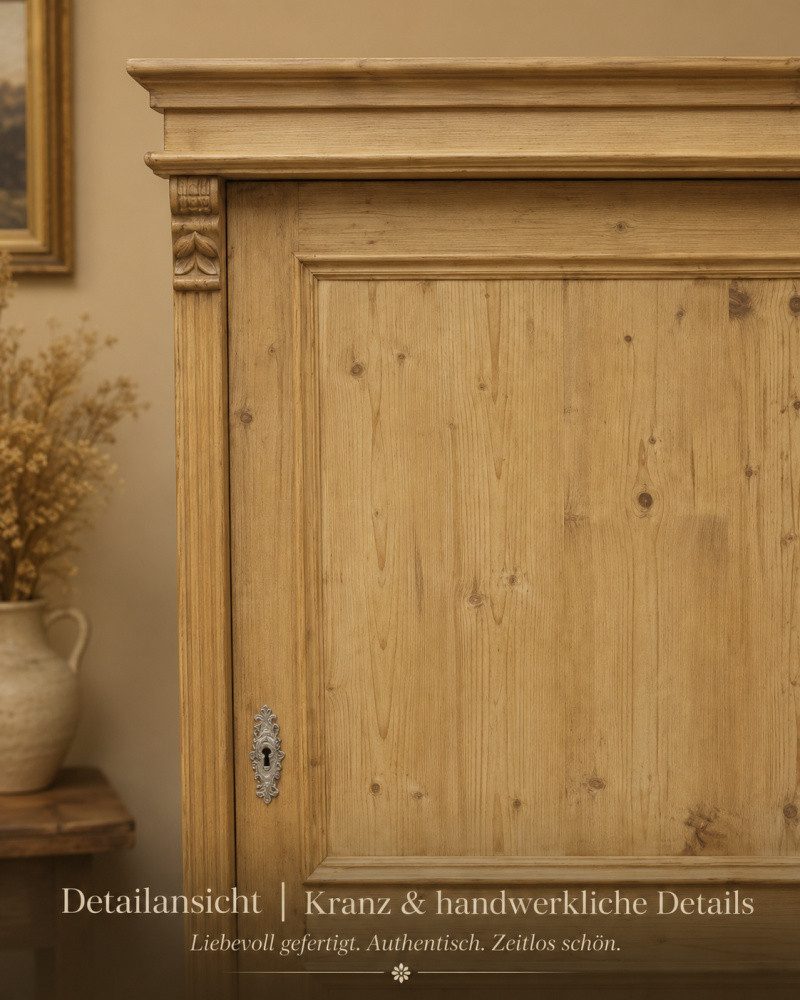 Wohnpalast Stauraumschrank Jugendstil Weichholz Schrank