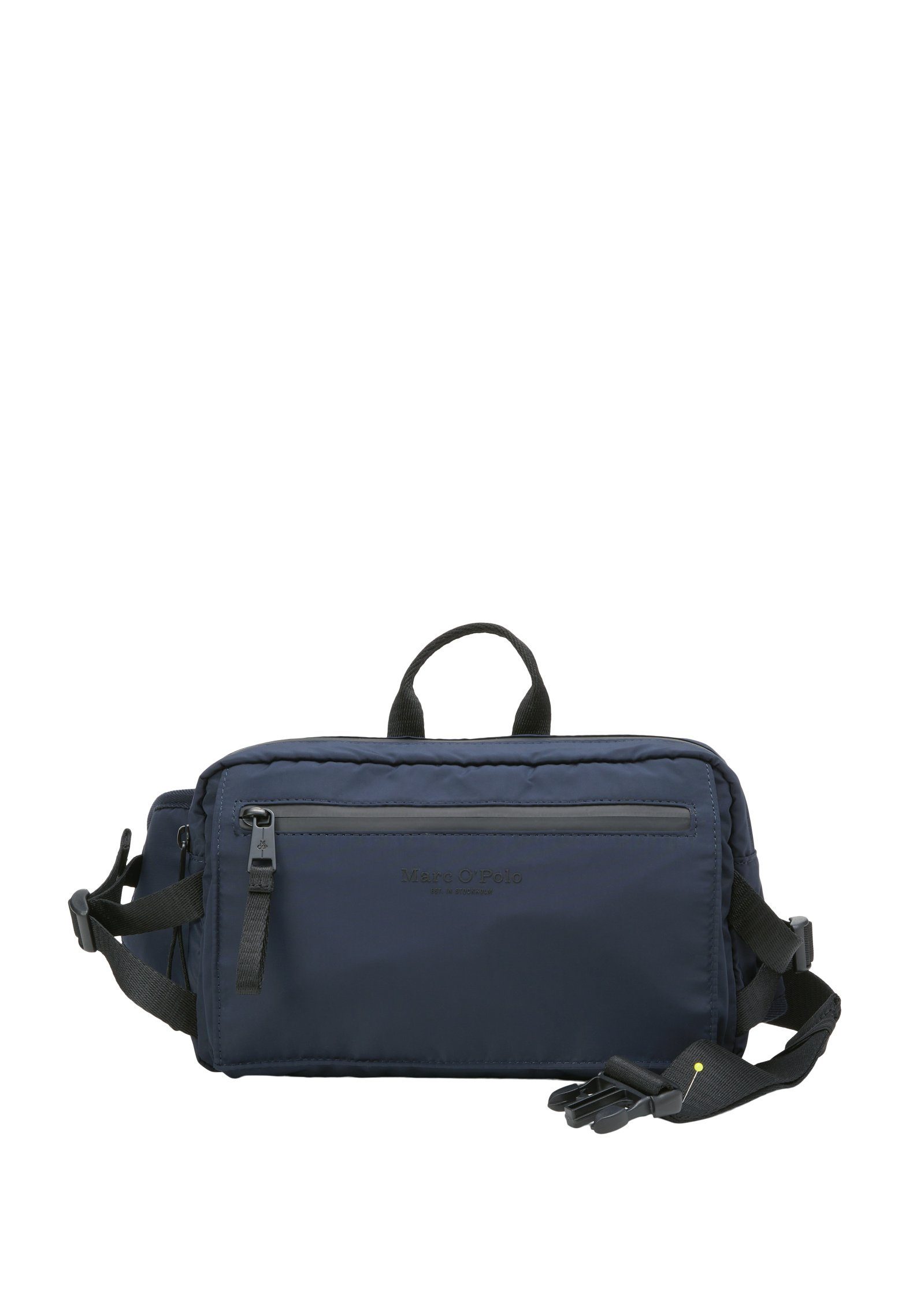 Marc O'Polo Gürteltasche aus recyceltem Material blau