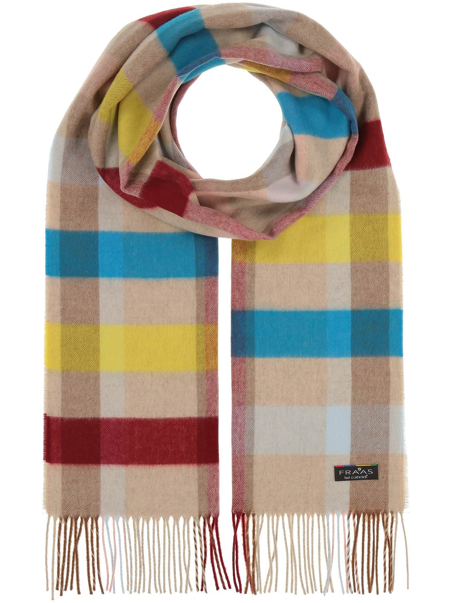 Fraas Modeschal Cashmink® Schal, (mit Fransen)