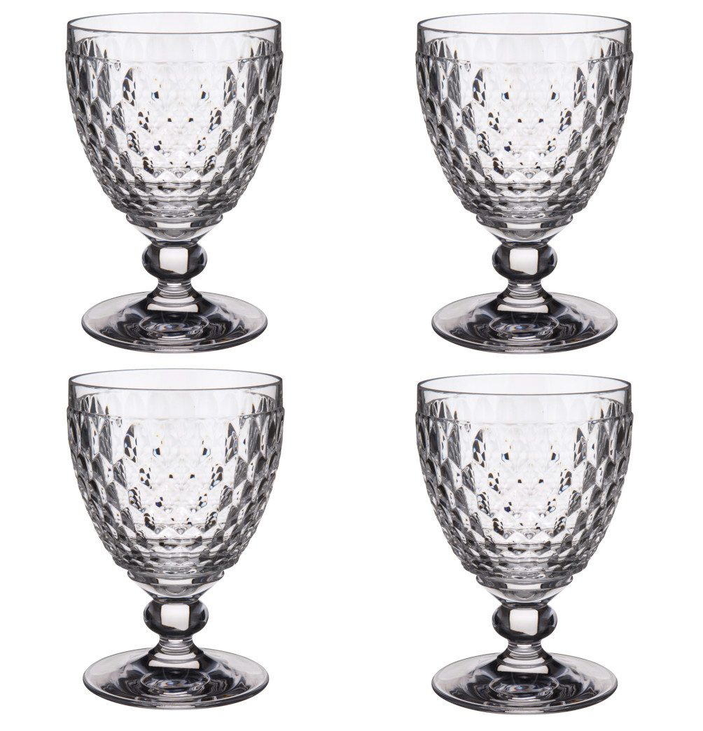 Villeroy & Boch Weinglas Boston, Kristallglas, Spülmaschinengeeignet, Transparent, Boston, H: 13.2cm