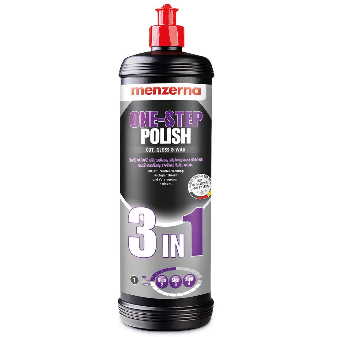 menzerna Menzerna 3 in 1 One Step Polish: Politur, Finish & Versiegelung Lackpolitur