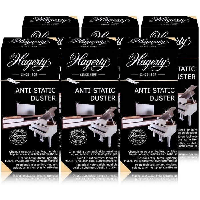 Hagerty Hagerty Anti-Static Duster - Baumwolltuch für Antiquitäten TV uvm. (6 Reinigungstücher